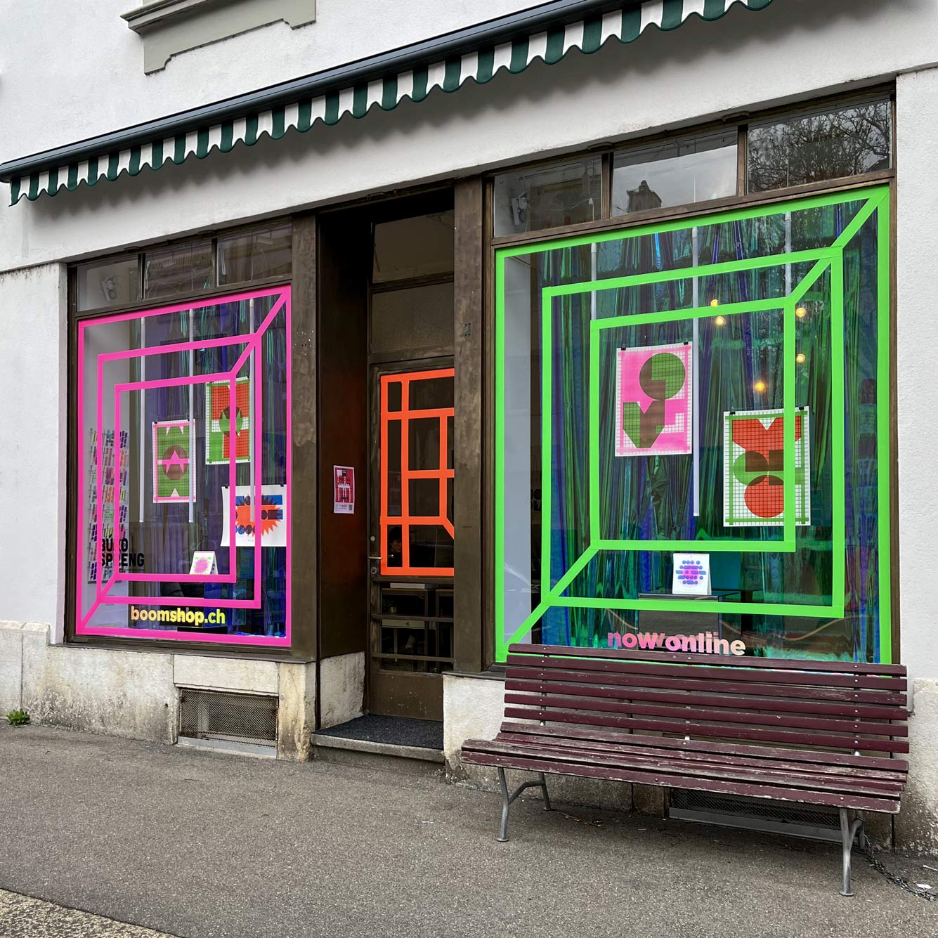 Schaufenster Leuchtbänder